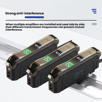 Amplificateur de fibre optique numérique universel double ultra-haute vitesse DC12-24V économique pour tous les capteurs à fibre optique