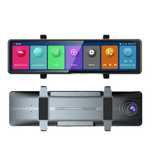 Araba dikiz aynası Dashcam kaydedici DVR Dashboard WiFi 1080P FHD Dash kamera ADAS Carplay