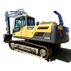 Pelle sur chenilles d'occasion Volvo EC220D 22T originale de fabrication suédoise | Pelle hydraulique à haut rendement pour l'exploitation minière - Product Image 1