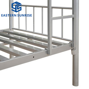 Высококачественная прочная металлическая двухъярусная кровать для студентов, общежитий, школ и отелей - Product Image 3