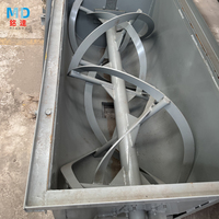 Mélangeur horizontal à ruban Mingda pour engrais 1,5-8 T/H, machine de mélange de poudres et granulés en acier au carbone et acier inoxydable avec moteur AC