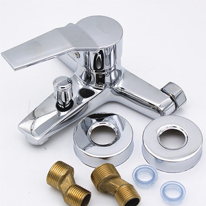 Nuovo prodotto per ferramenta acqua calda e fredda <span class=keywords><strong>rubinetto</strong></span> in lega di zinco <span class=keywords><strong>a</strong></span> maniglia singola parete miscelatore doccia accessori per bagno - Product Image 5