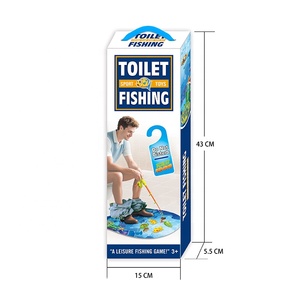 Juego de Pesca para Inodoro Novelty Place Potty <span class=keywords><strong>Fisher</strong></span> A700-4A1, Divertido Juego Familiar, Juguete de Práctica de Pesca para Niños y Adultos - Product Image 6
