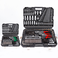 Kit d'outils professionnel portable de 300 pièces, clé à cliquet, tournevis hexagonal interne, avec étui rigide