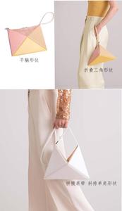 Bolsos <span class=keywords><strong>de</strong></span> Hombro Triangulares Plegables Personalizados para Mujer - Product Image 2