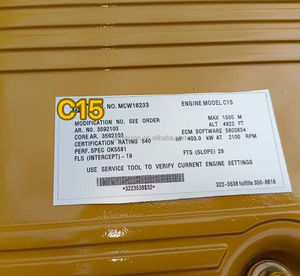 Cho các bộ phận máy xúc mèo C15 C18 C13 lắp ráp động cơ hoàn chỉnh, động cơ diesel C15 C18 C13 và lắp ráp động cơ động cơ C15 C18 c13. - Product Image 6