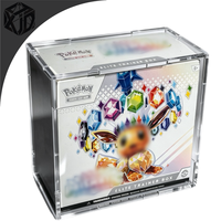 Boîte de présentation en acrylique TCG Easy Assembly Elite Trainer Box, conception à emboîtement par pression (sans colle), pour boîte ETB à assembler