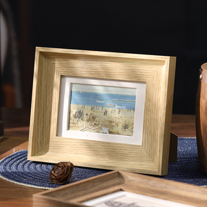 Tùy chỉnh cổ điển rắn gỗ khung ảnh với đau khổ kết thúc, trang trại bàn hiển thị đứng cho tùy chỉnh kích thước in - Product Image 3