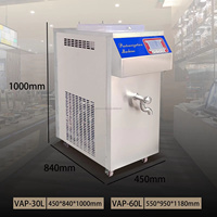 Automatique Commercial 60L /30L MIX Lot Pasteurisateur Pasteurisateur Pour Lait Machine Crème Glacée Gelato Lot Congélateur Stérilisation