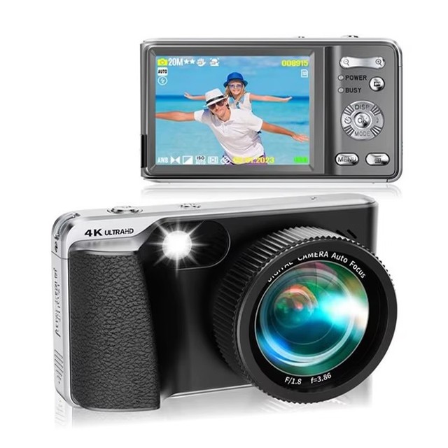 Hot Full HD Recording Function Recorder Portable Vlog Video Professional Recording 4k Digital Camera with 18x Digital Zoom