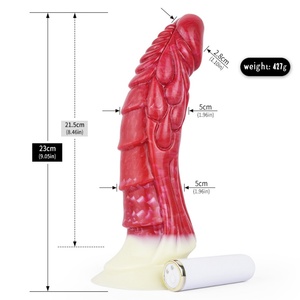 NNSX Huge Fantasy <b>Dildo</b> From Monster with Suction Cup, Silicone Dragon <b>Dildo</b> XL Anal Plug G-spot Adult Big Penis for Women Men - Product Image 2