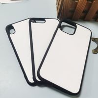 Coque de téléphone vierge 2D en TPU+PC pour sublimation, compatible 17 Pro Max 16 Plus 16 Pro Max, protection DIY par transfert thermique 360, vente en gros
