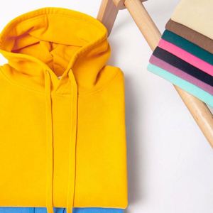 H5565 Clothing Manufacturer Supply Wholesale Custom 345g Fleece Spandex/Polyester Quick Dry Breathable Eco-Friendly Autumn <b>Drop</b> - Product Image 3