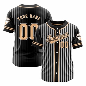 Maillots de baseball courts personnalisés 2026 de haute qualité, bleus, brodés, pour clubs et équipes, uniformes sportifs écologiques, vente en gros - Product Image 2
