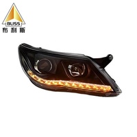 Lampe d'ambiance colorée pour voiture à bas prix, ensemble de phares modifiés DQD50, phare avant pour Volkswagen Tiguan 2009-2012