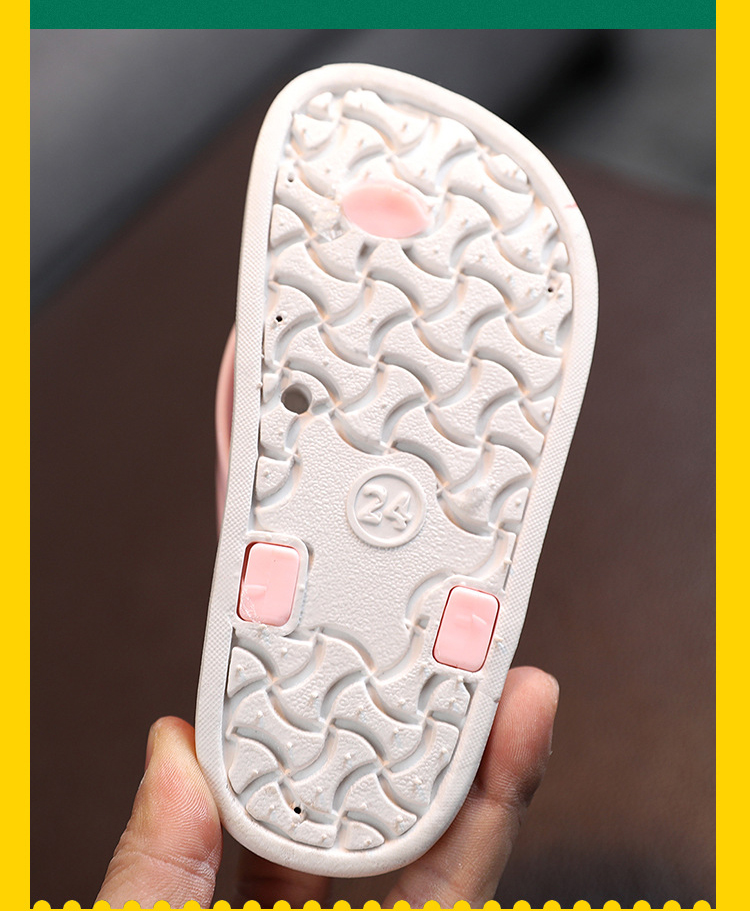 Fashion Rubber Flipflops for Kids Cute Summer Beach Flips Flops Slippers Girls Shoes