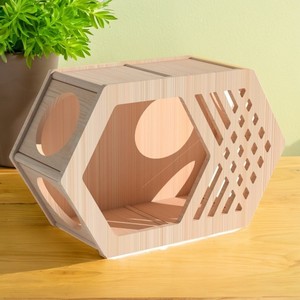 Estante Flotante <span class=keywords><strong>de</strong></span> Madera Hexagonal para Montar en la <span class=keywords><strong>Pared</strong></span>, Combinable y Personalizable - Product Image 3