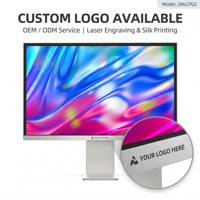 Monitor Profesional OEM 27 Inci 5K dengan Bodi Logam Aluminium CNC, Layar UHD, dan Warna Akurat