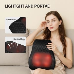 Nouvel oreiller de massage multifonctionnel sans fil avec télécommande et fonction musicale SL-251 10W pour le corps, les épaules et le cou - Product Image 4