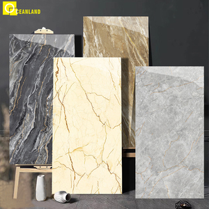 Dalles de sol en marbre <span class=keywords><strong>gris</strong></span> brillant pleine masse 750x1500mm, carreaux de céramique en porcelaine émaillée polie de grande taille de qualité supérieure - Product Image 5