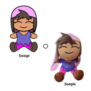 Porte-clés en peluche Kpop personnalisés OEM ODM à faible MOQ, jouets en peluche Chibi sur mesure - Product Image 3