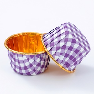 ถ้วยกระดาษรองอบเค้กมัฟฟินเคลือบฟอยล์อะลูมิเนียมสีทองและสีเงินหนาพิเศษ ยี่ห้อเฉิงเค่อโฮม 50 ชิ้น ทนความร้อนสูง - Product Image 5
