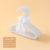 Crochets pour vêtements pour animaux de compagnie cintre pour vêtements pour chiens Mini petit cintre pour vêtements chat Teddy affichage vêtements suspendus perle cintre