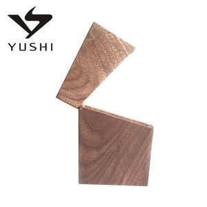 Tarjetero de madera personalizado <span class=keywords><strong>para</strong></span> <span class=keywords><strong>hombre</strong></span>, funda de madera <span class=keywords><strong>para</strong></span> tarjeta de presentación - Product Image 2