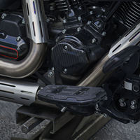 Cubierta de Fibra de Carbono 100% Real, Acabado Brillante 3K Twill, Compatible con Harley 2023.5+ CVO Street Glide FLHXSE CVO Road Glide FLTRXSE