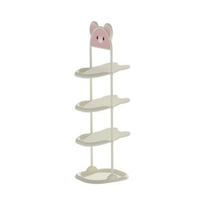 Children's Shoe Rack Simple Narrow Iron Cabinet Space Saving Baby Storage Cute For Home Use - Product Image 5