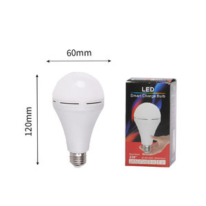 Ampoule LED d'urgence 6000K blanc froid, corps en plastique, batterie Li-ion 4800mAh, contrôle par capteur tactile, protection IP30, extérieur - Product Image 5