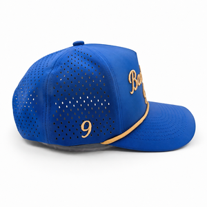 Casquette de golf imperméable à 5 panneaux, logo brodé personnalisé, faible MOQ, OEM, perforations laser, performance innovante - Product Image 5