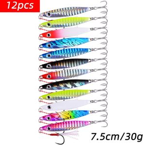 Señuelo de Pesca Metálico de 10g 20g 30g, 6 Colores, Lanzamiento Largo, Cebo Artificial Biónico Duro, Señuelo de Plomo - Product Image 5