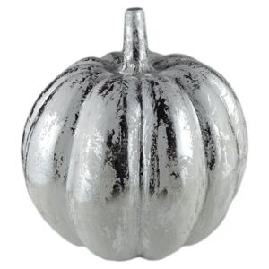 Décoration de Noël en aluminium motif citrouille avec finition argentée pour un design festif et une décoration Hellion - Product Image 1