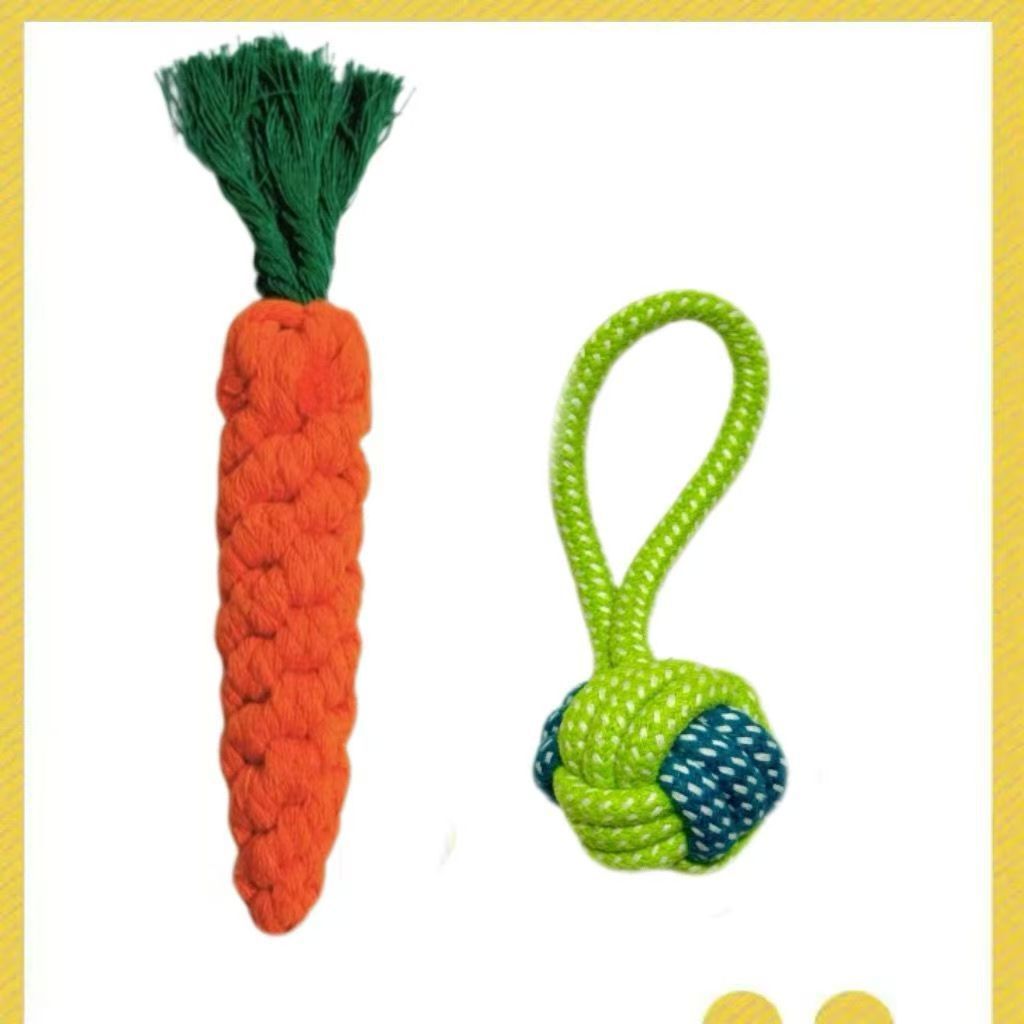 Ensemble de 2 balles à une oreille en forme de carotte [Nettoyage et protection des dents]