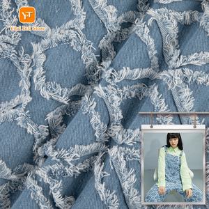 Популярный дизайн, Высококачественная модная двухслойная джинсовая ткань ручной работы для стильной сумки, пальто, платья, 100% хлопок - Product Image 6