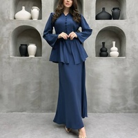 Ensemble deux pièces élégant et décontracté pour femme : cardigan et robe unie – Idéal pour les fêtes, mariages, invitées, bureau et usage quotidien – Vente en gros