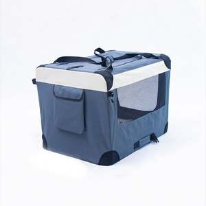 Cage de transport pliable souple pour animaux de compagnie avec fermeture éclair, fournie par l'usine, pour chiens et chats - Product Image 3