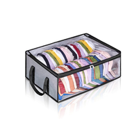 Organizador Plegable de Gorras de Béisbol, Elegante, de Tela, con 2 Asas Resistentes, Flexible, para Guardar Sombreros en el Armario, Ropa de Cama Individual