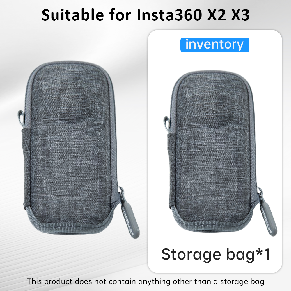 Factory Wholesale Price for Insta360 X3 X2 for GoPro Hero 9/10/11/12Portable Waterproof Camera Case Box Camera Storage Bag