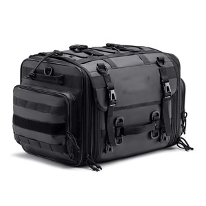 Échantillon gratuit de sacoches de moto d'aventure étanches 48L avec logo personnalisé en PVC PU pour voyage, cyclisme, camping et randonnée - Product Image 1