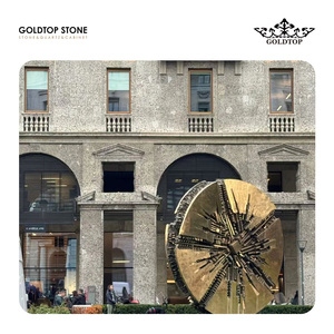 หินปูนซีปโป ดี กรี สีเทาขัดเงาคุณภาพสูง GOLDTOP สำหรับงานตกแต่งผนังอาคารสมัยใหม่และงานหุ้มผนังสถาปัตยกรรม - Product Image 4