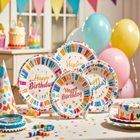 Assiettes en carton blanc jetables - Écologiques, couleur personnalisée et compatibles lave-vaisselle pour pique-niques et fêtes