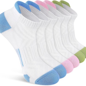 Ankle Custom Football Athletic Running <b>Socks</b> Cushioned Breathable Low Cut Sports Tab for Youth Men and Women 100% Polyester - Product Image 6