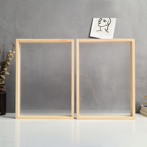 Wooden Glass Photo <b>Frame</b> Rectangular Customizable Inner Size Durable Tabletop Display Bedroom Study Entrance Hall - Product Image 1