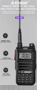 Walkie Talkie Portátil <span class=keywords><strong>HX</strong></span> UV4R DMR, Modo Dual Analógico Digital, 1024 Canales, IP68 Resistente al Agua, 5W, 0-15KM, Ranura de Tiempo Dual, para Radioaficionados - Product Image 3