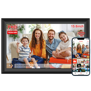 あなたの写真は彼らの笑顔が常に同期しています心の間のすべてのマイルを埋めるフレーム15.6インチのデジタル写真フレーム - Product Image 6