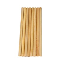Pailles à café en bambou jetables de haute qualité, lisses, biodégradables, pailles à eau en bambou pour la maison, le restaurant