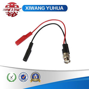 Rg58 rg59 <span class=keywords><strong>bnc</strong></span> ao duplo clipe de jacaré, teste de chumbo para osciloscópio - Product Image 5