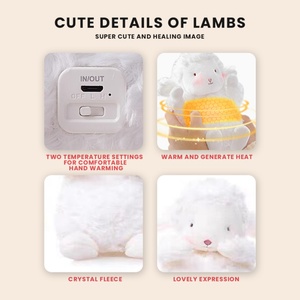 Multi Functional Hand Warmer Rechargeable 10000mAh Mini Cute Plush Toys Pocket Hand Warmer Power Bank - Product Image 6